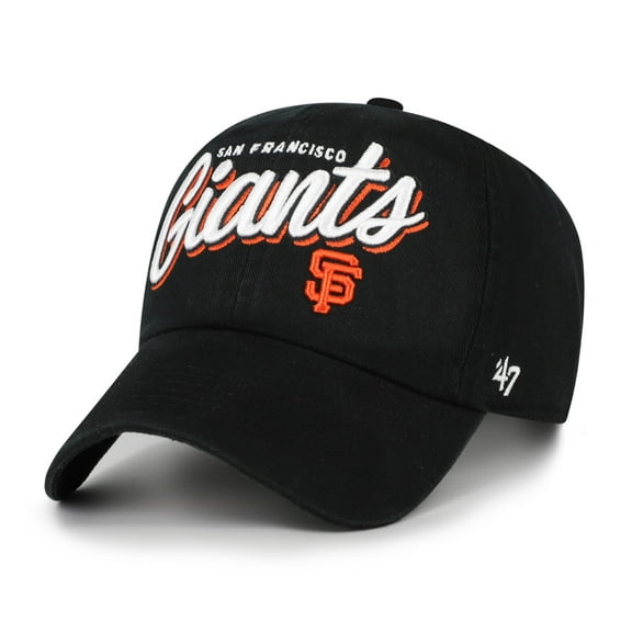 Women's '47 Black San Francisco Giants Ariana Clean Up Adjustable Hat