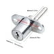 thumbnail image 4 of Cerradura 16/19 mm Gabinete Estable Archivador Cerraduras Herrajes para muebles (16 mm) Plata Wdftyju Libre de BPA, 4 of 4