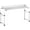 White, variant on Height Adjustable Bed Table with Lockable Wheels, 120x40cm Large Desktop & 20kg Capacity, Multi-Purpose Overbed Desk for Home Office, Hospital and Bedside Use.