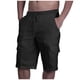 thumbnail image 2 of pstuiky Pantalones cortos para hombre, Pantalones cortos de verano para hombre, elásticos, con cordón y color liso, holgados e informales, para playa Pantalones cortos cargo, 2 of 7