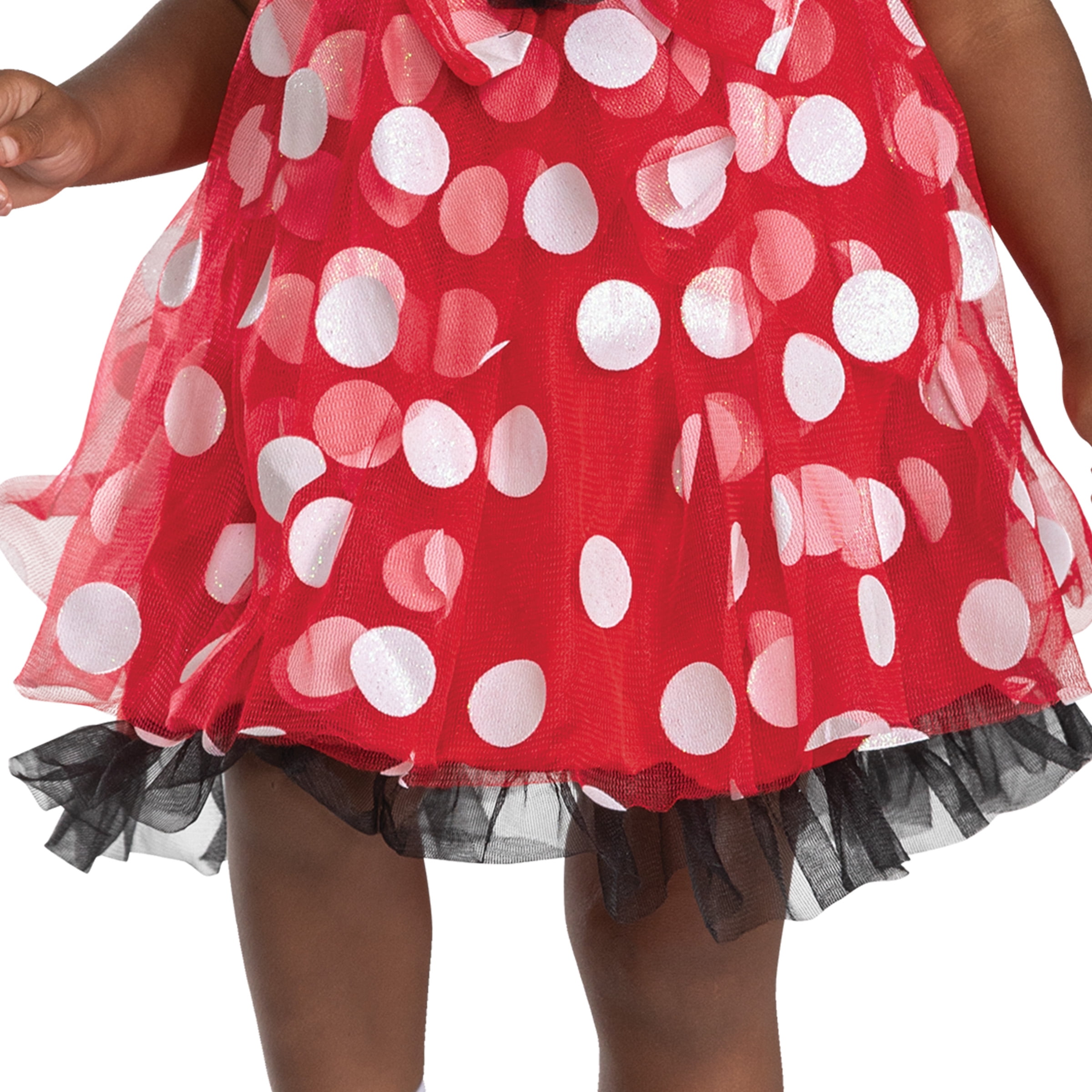 Disney Minnie Mouse Costume for Infant, Red, Size 12-18M, by Disguise