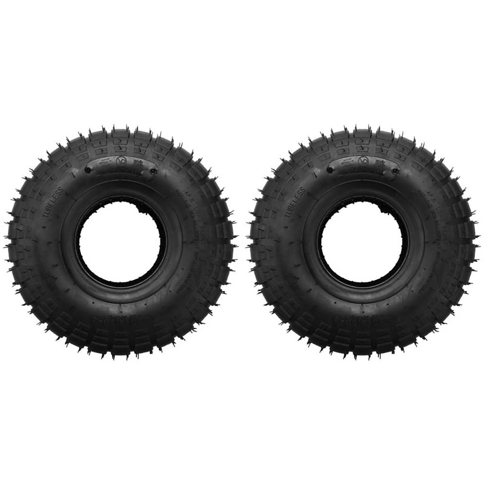 ATV Quad Wheel/Tire With Rim, 22x10-10 10 Iron+Rubber Tire Wheel 90MM