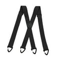 thumbnail image 2 of Tirantes elásticos y resistentes para hombre, accesorios de disfraces, ajustables y cómodos de 3,8 cm (1,5 pulgadas). Negro 4 ganchos, 2 of 8