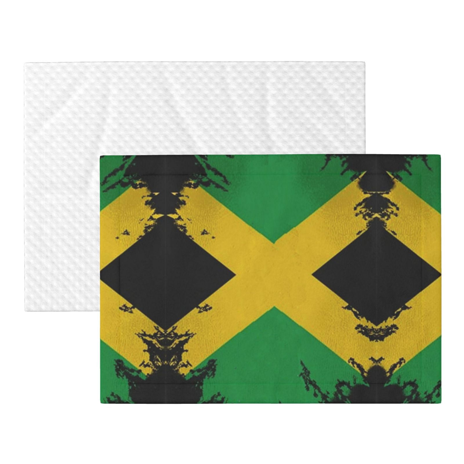 Jamaica Flag Jamaican Dog Blanket Soft Warm Flannel Cat Blanket Great Pet Throw for Cats Puppy Small Medium Large Dog