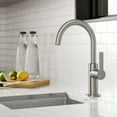 thumbnail image 3 of Oletto Single Handle Kitchen Bar Faucet in Spot Free Stainless Steel, 3 of 10
