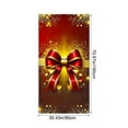thumbnail image 4 of Cheapark Couverture de Porte Chaude avec Nœud Bannière - Tissu Réutilisable Résistant aux Intempéries Cadeau pour Fête Valentine's Cour Décoration, 4 of 6