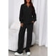thumbnail image 2 of Conjunto de Chándal PRETTYGARDEN Otoño 2025 Mujer Dos Piezas Negro, 2 of 6