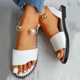 thumbnail image 5 of Utoimkio Women's Open Toe Flat Sandals for Women Summer Elegant Beach Sandals Casual Comfortable Walking Shoes, 5 of 7