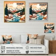 thumbnail image 4 of Designart "Vibrant Colorado Winter Peaks II" Food & Beverage Framed Wall Art - Orange Fruits Bedroom Framed Canvas Wall Art, 4 of 6