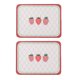 thumbnail image 1 of 2 piezas de tapetes de estilo occidental, tapetes de cocina avanzados, tapetes aislantes del calor, tapetes para placas resistentes a altas temperaturas y al aceite., 1 of 5