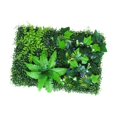 thumbnail image 4 of Panel de pared de plantas artificiales Soledad telón de fondo verde falso decoración de fiestas Estilo B, 4 of 10
