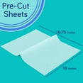 thumbnail image 2 of [500 Pack] Interfolded Food and Deli Dry Wrap Wax Paper Sheets with Dispenser Box, 12 X 10.75 Inch, 2 of 7