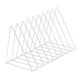 thumbnail image 4 of Organizador de archivos, estante de alambre con 7 ranuras, organizador decorativo de escritorio y material de oficina Blanco-l, 4 of 6