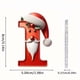 thumbnail image 2 of Seyotauo 2025 Alphabet Ornaments for Christmas Tree, Acrylic Christmas Santa Claus Hat Alphabet Ornaments with White Beard, Red Alphabet Ornaments for Crafting Christmas Tree Decor, 2 of 2