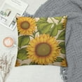 thumbnail image 2 of PIKWEEK  Sunflower Throw Pillow Cover Vintage Beautiful Sunflowers Pattern Decorative Rectangular Pillowcase for Sofa and Bed Couch, 2 of 5