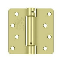 Deltana DSH4R42D Steel Radius Hinge - 4 x 4 x 0.25 in. - Zinc Dichromate