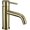 Brushed Gold, variant on Basin Faucets Bathroom Faucet Round Matt Black White Brushed Copper and Basin Mixer Tap Bathroom Small Sink Faucet