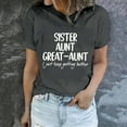 thumbnail image 2 of LYXSSBYX Womens T Shirts Graphic Tees Trendy Women's Letter Printed Short Sleeved Casual Loose Top Short Sleeved Round Neck Top/shirt, 2 of 6