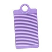 perfk Hand Wash Board Washboard for Laundry Bathroom Accessories Clothes Violet