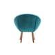 thumbnail image 4 of Sillón Zacatelco encino Estilo Retro Color Azul Gaia Herbs Zacatelco, 4 of 7