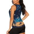 thumbnail image 3 of Balery Astronaut In A Space Suit On The Planet Camiseta sin mangas estampada ligera para mujer, tops de entrenamiento sin mangas, camisetas de yoga transpirables de secado rápido.-X-Large, 3 of 7
