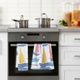 thumbnail image 4 of Yayeee 100% Cotton Hand Towels for Bathroom 16" x 28" Soft Absorbent Kitchen Towel, Pink Hand Drawn Sailboats, 4 of 7