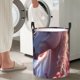 thumbnail image 5 of Fotbe Flower White Horse Cesto de Ropa con Asas, Cesto Impermeable de Gran Capacidad, Bolsa de Lavado para Dormitorio, Cesto de Ropa con Ruedas y Asas-Small, 5 of 6