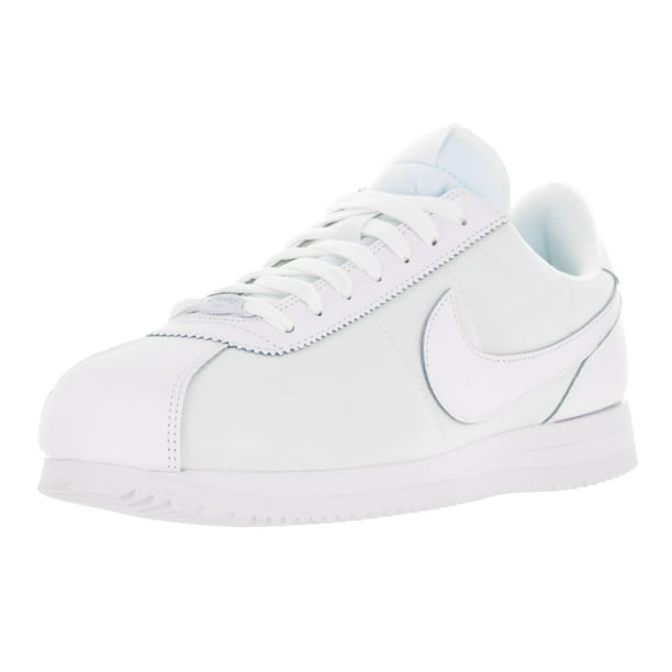 Nike - Nike Men's Cortez Basic QS 1972 White Leather Casual Shoes ...