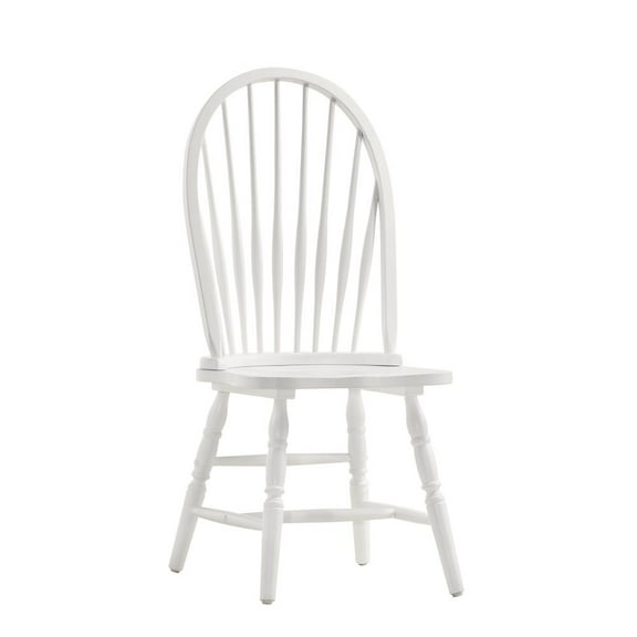 Carolina Classics Windsor Wood Dining Chair in Pure White