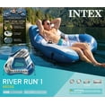 thumbnail image 4 of Intex River Run I Wedge - Inflatable Floating Water Lounge with Quick Connects - River Lake Pool, 4 of 10