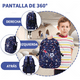thumbnail image 3 of diseño   balones ASet Mochila Para Escolar zulSet Mochila Para Escolar  diseño   balones Lab.G,  Azul, 3 of 5