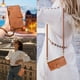 thumbnail image 5 of Funda para OPPO Reno 7 5G Cartera de Mano con Cremallera y Correa Cruzada Desmontable, 5 of 5