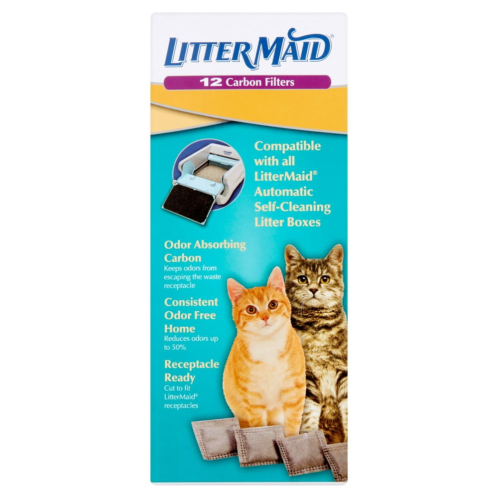 LitterMaid Carbon Filters For Automatic Litter Boxes, 12 Count