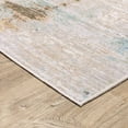 thumbnail image 3 of Oriental Weavers Cavett Area Rug - CAV03 - 9'10" x 13' - in Ivory/ Blue - Modern Style, Stain Resistant, Family and Pet Friendly , Family, Dining, Living Room Rug, 3 of 3
