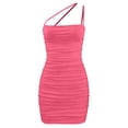 thumbnail image 2 of RUTAYY Women's Dress Solid Color Sleeveless Slim Fit Casual Everyday Wear Summer Comfortable Breathable Vacation Travel Dresses, 2 of 7