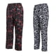thumbnail image 1 of 2 Unids Pantalones de Chef de Cintura Elástica Ajustable Impreso de Cocina Uniforme de Trabajo para Hotel Laboratorio Macarena Pantalones de chef unisex, 1 of 8