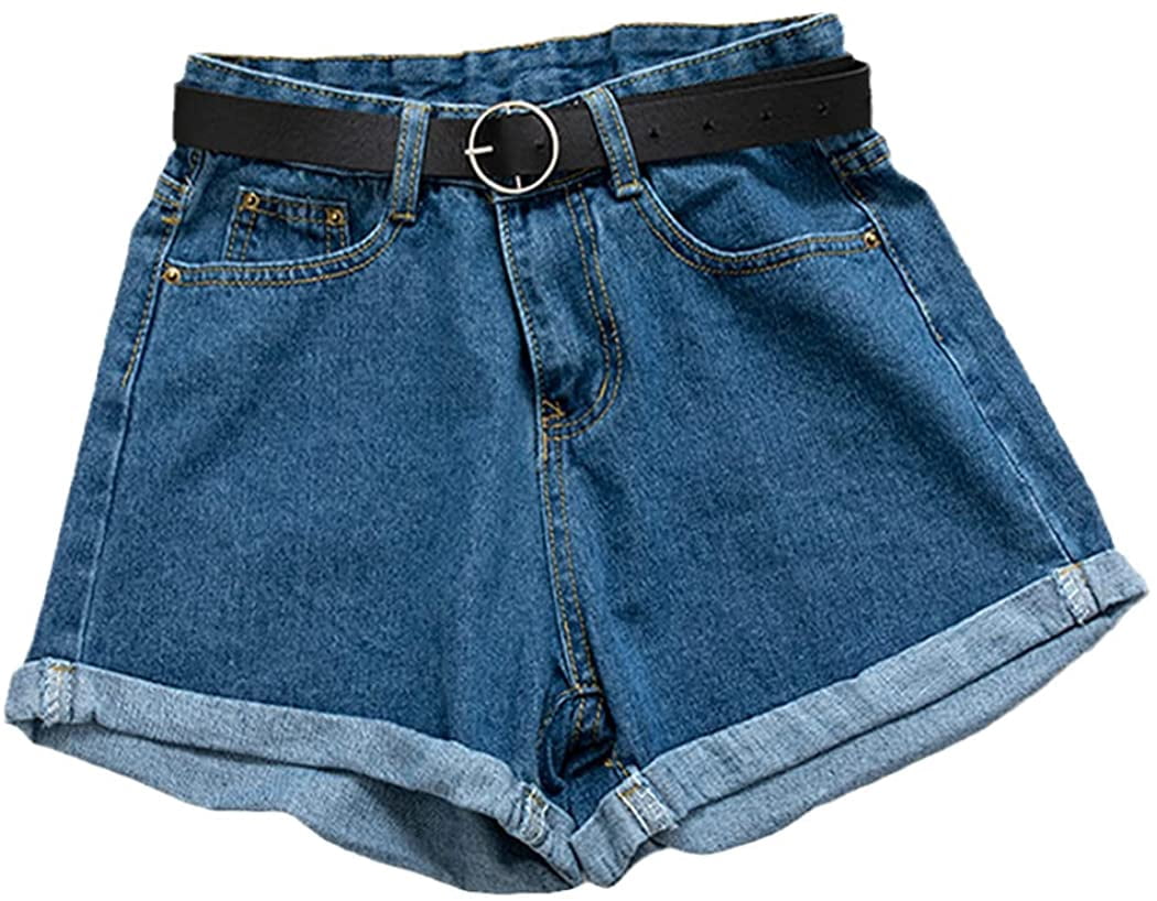 Casual Women Denim Shorts, Crimping 
