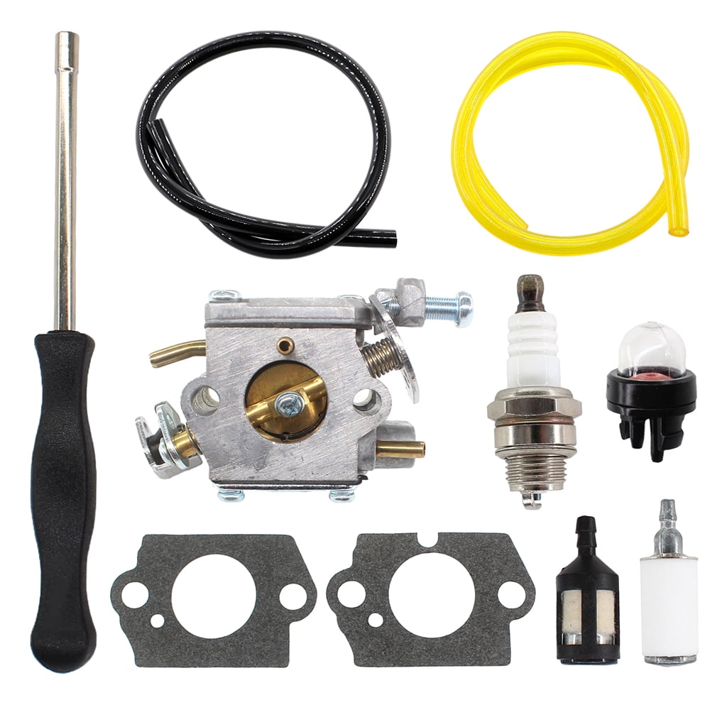Carburador Para Homelite 35cc 38cc 42cc: Kit Completo Con Manguera, Bombilla Y Bujía (Ref 309362001)