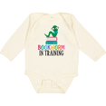 thumbnail image 3 of Inktastic Bookworm in Training Reading Boys or Girls Long Sleeve Baby Bodysuit, 3 of 5