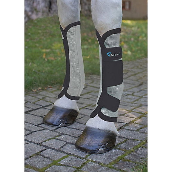 Shires Air Flow Fly Boots Pony Black