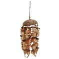 thumbnail image 2 of Juguete para masticar pájaros con cáscara de coco, corteza de maíz, mazorca, hojas de maíz, resistencia a las mordeduras, juguete decorativo divertido para masticar loros, 2 of 5