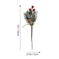 thumbnail image 2 of FRCOLOR 16Pcs Pinecone Berry Pick Christmas Wreath Decor Artificial Berry Pinecone, 2 of 6
