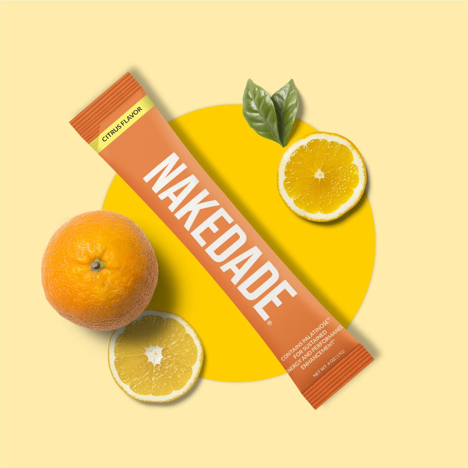 NAKED nutrition Nakedade – Performance Enhancing Sports Drink Powder - Citrus Flavor Electrolyte Powder – No GMOs or Artificial Sweeteners, Gluten-Free, Soy-Free, Dairy-Free –