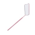 thumbnail image 1 of Miroir d'Extension de Cils en Forme d'Éventail, Observation Facile Miroir de Cils en Acier Inoxydable Prise en Main Confortable pour Maison pour Femme Rose, 1 of 8