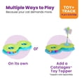 thumbnail image 4 of Catstages Infinity Ball Track for Cats with Two Balls, Including One Light-Up-Ball, Figure-8 Shaped Track Compatible with Topper Toys, Green, 4 of 4
