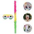thumbnail image 1 of OULII 1 Set Birthday Pinata Stick with Party Assorted Color Decoration for, 1 of 4