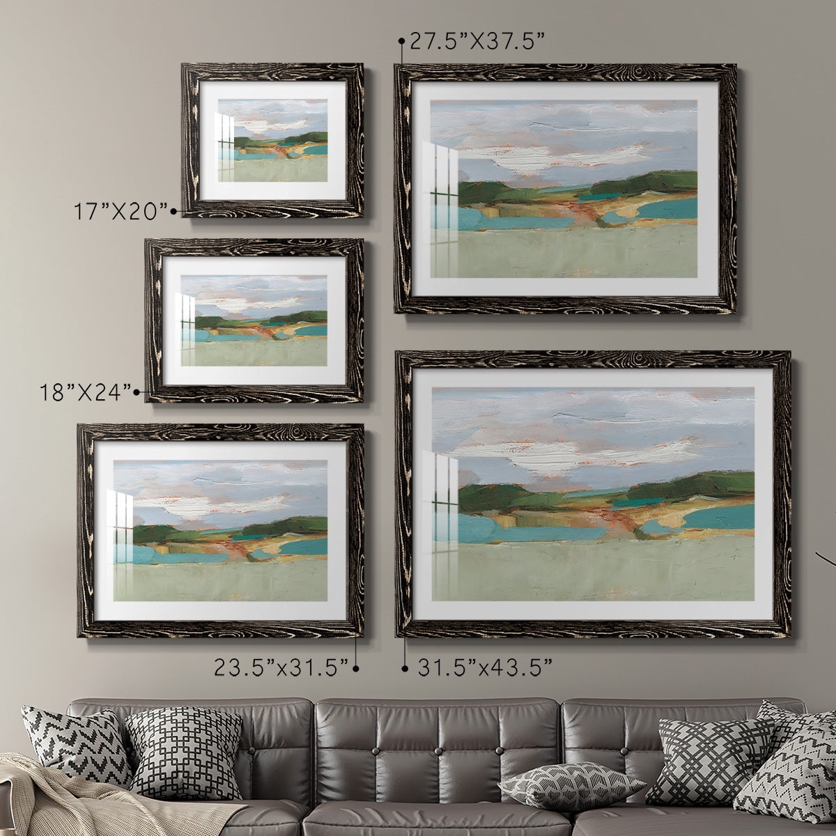 High Noon Vista Study II-Premium Framed Print - Ready to Hang