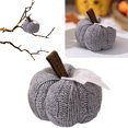 thumbnail image 4 of Figura Calabaza Decorativa Tejida WDOplteas Gris, 4 of 9