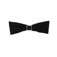 thumbnail image 3 of BalsaCircle 5 Black Metallic Spandex Chair Sashes Bows Ties Party Ceremony, 3 of 6