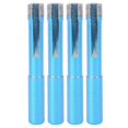 thumbnail image 1 of 4PCs Hole Drill Bit Hardware Accessory Diamond Blue 10mm for Granite / Concrete / Marble, 1 of 4